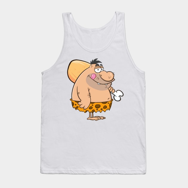 Caveman Tank Top by tomrothster